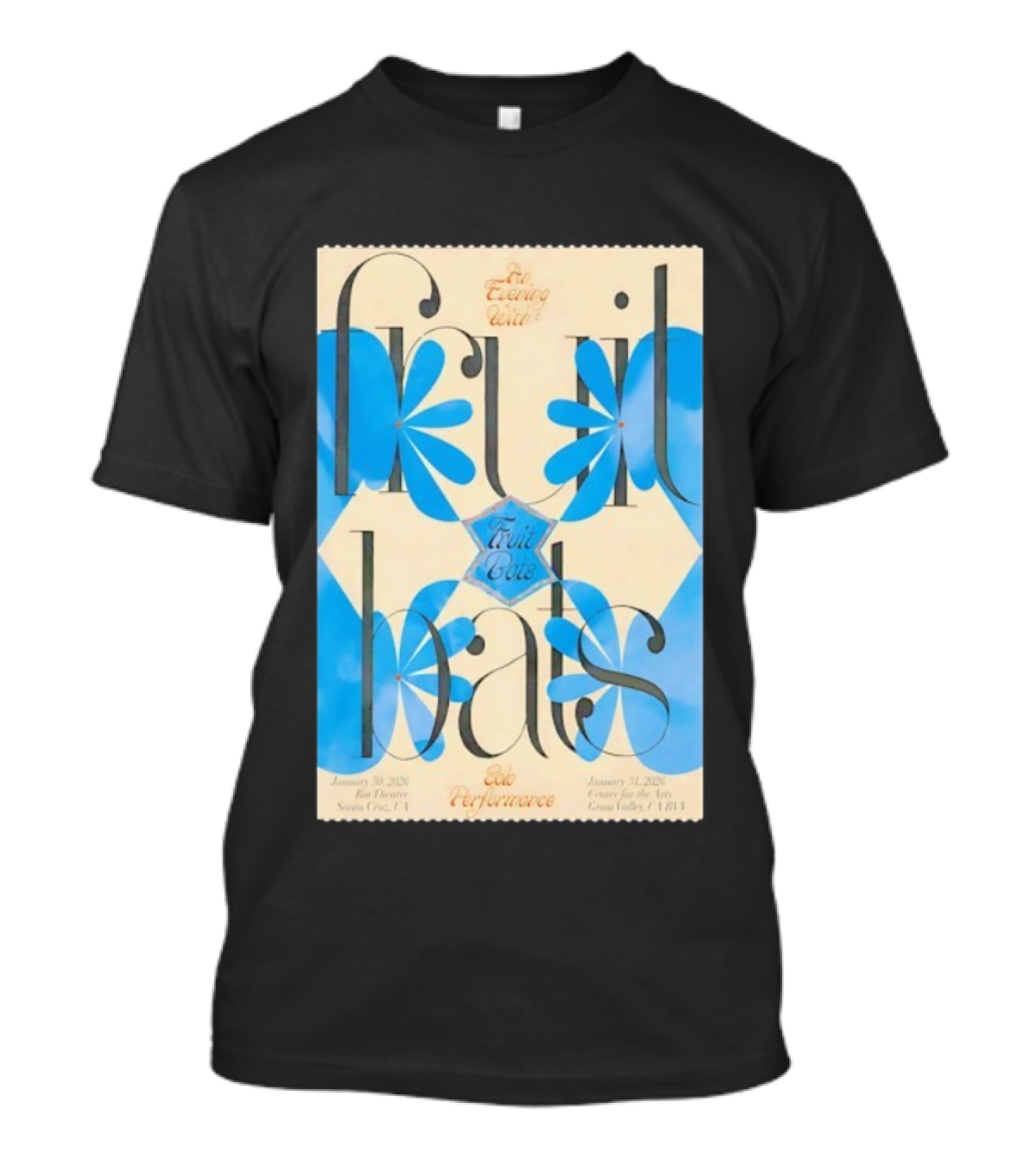 A Special Evening With Fruit Bats Solo Performance January 2026 California Tour T-Shirt