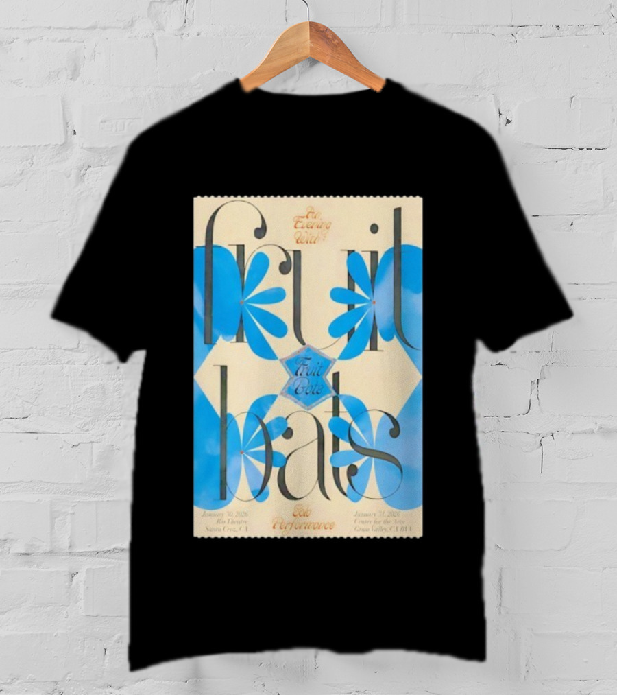 A Special Evening With Fruit Bats Solo Performance January 2026 California Tour T-Shirt