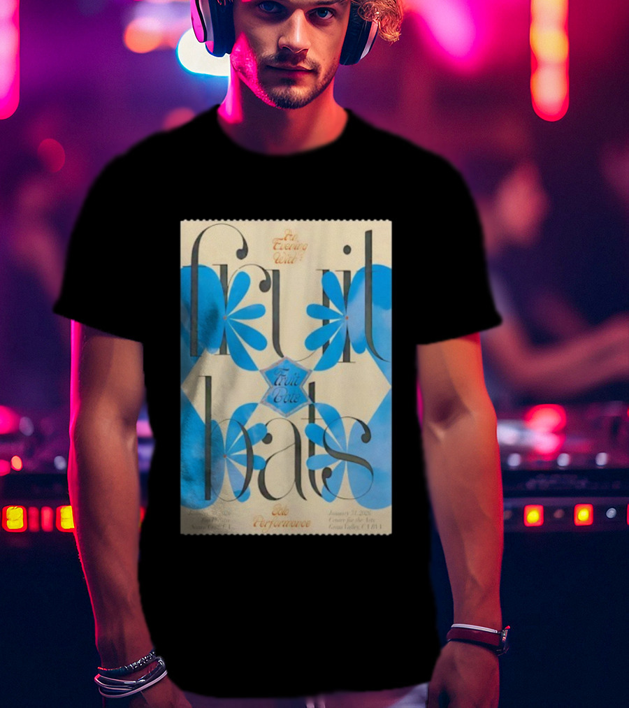 A Special Evening With Fruit Bats Solo Performance January 2026 California Tour T-Shirt