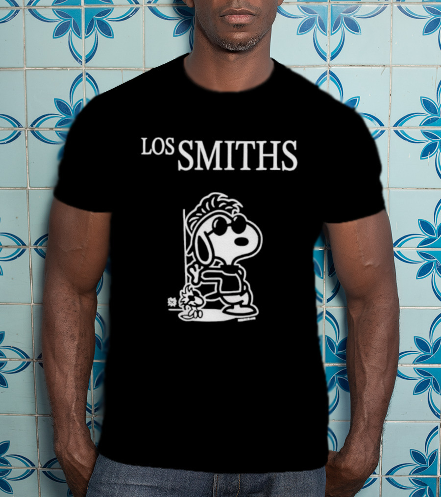 Los Smiths Joe Cool Snoopy Woodstock Peanuts Crossover T-Shirt
