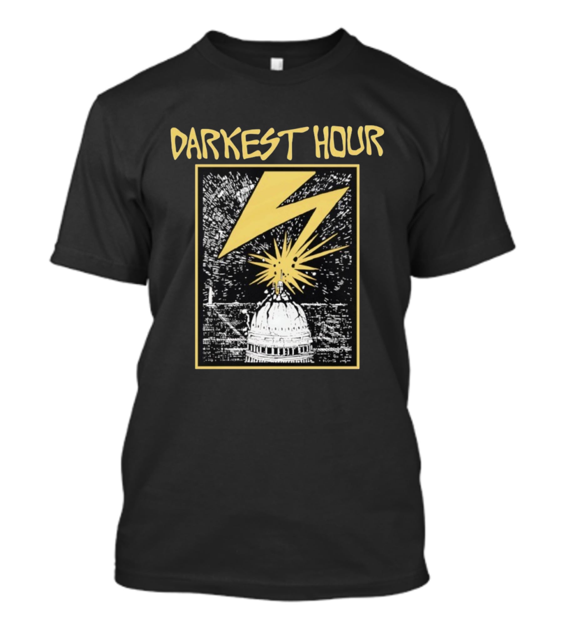 Darkest Hour Capitol Lightning Strike Graphic T-Shirt