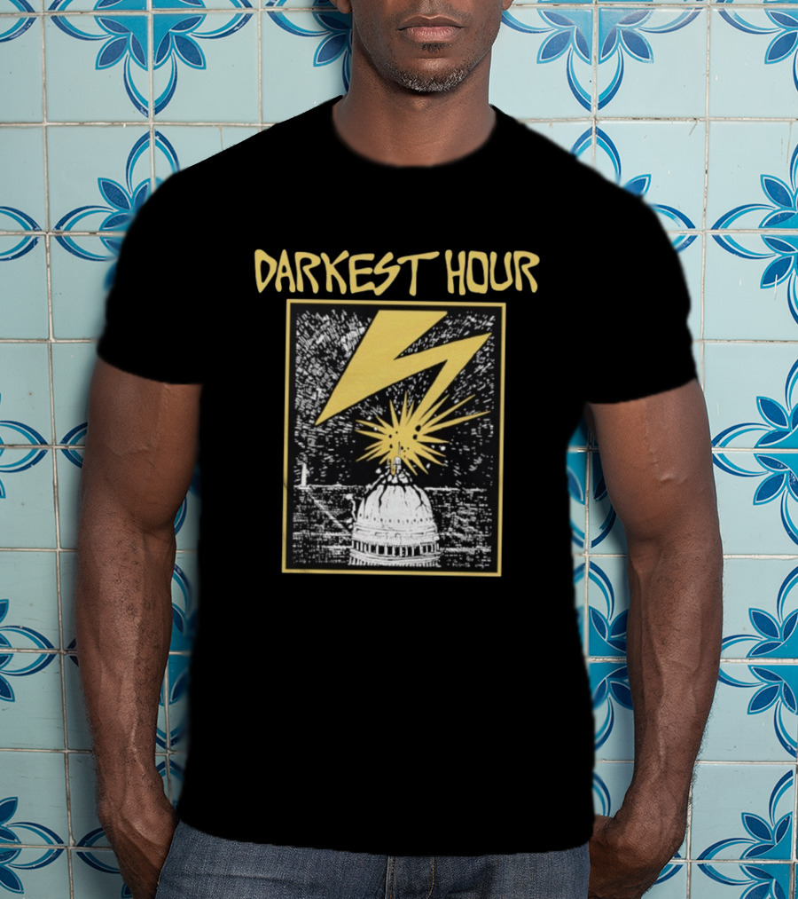 Darkest Hour Capitol Lightning Strike Graphic T-Shirt