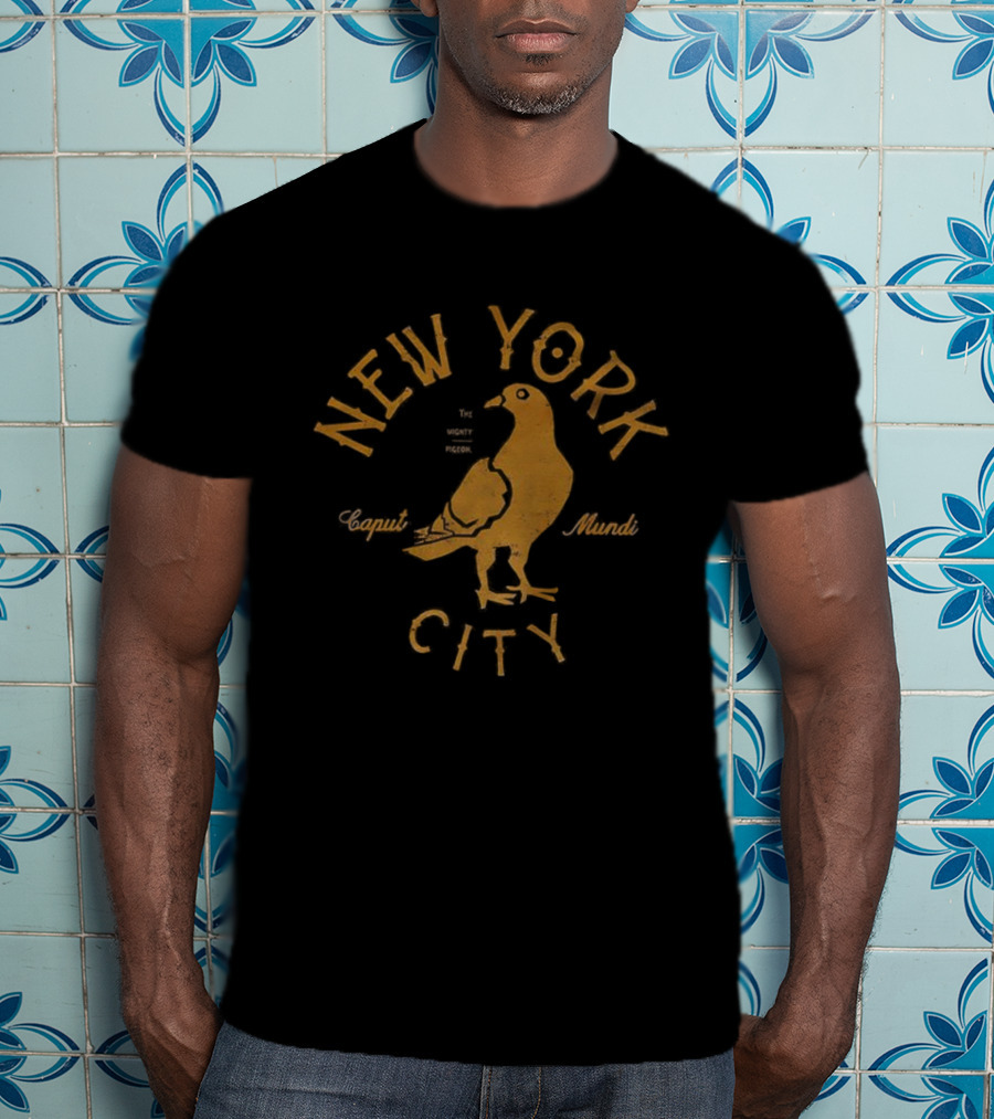 New York City Pigeon Quiet Mind T-Shirt