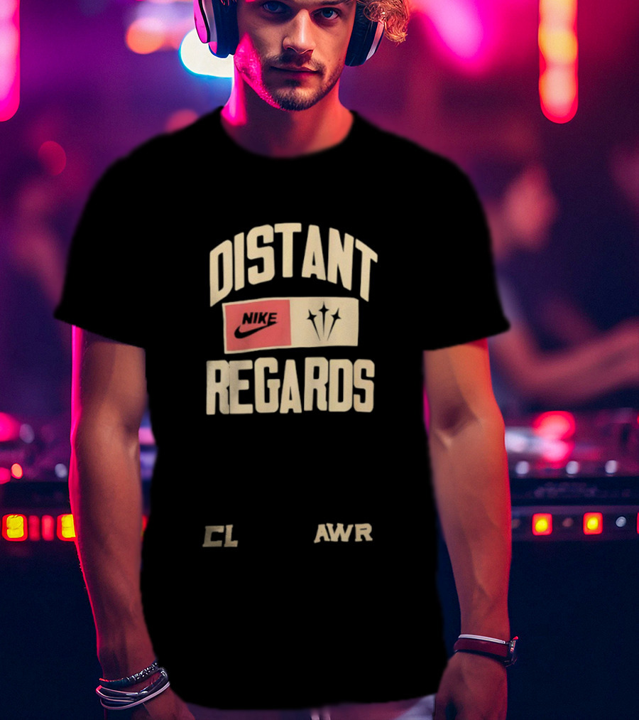 Distant Regards Nike CL AWR Stars T-Shirt