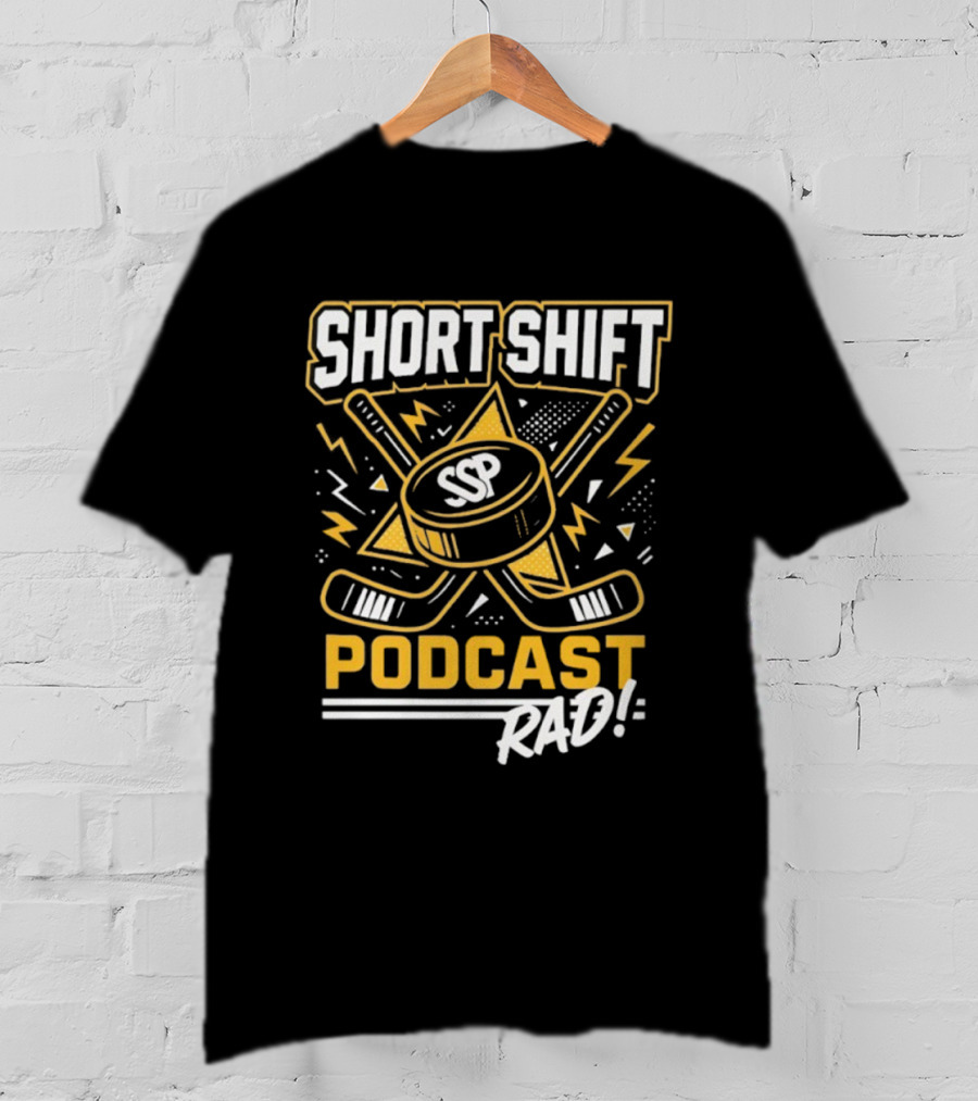 Short Shift Podcast Rad Hockey Bruins T-Shirt