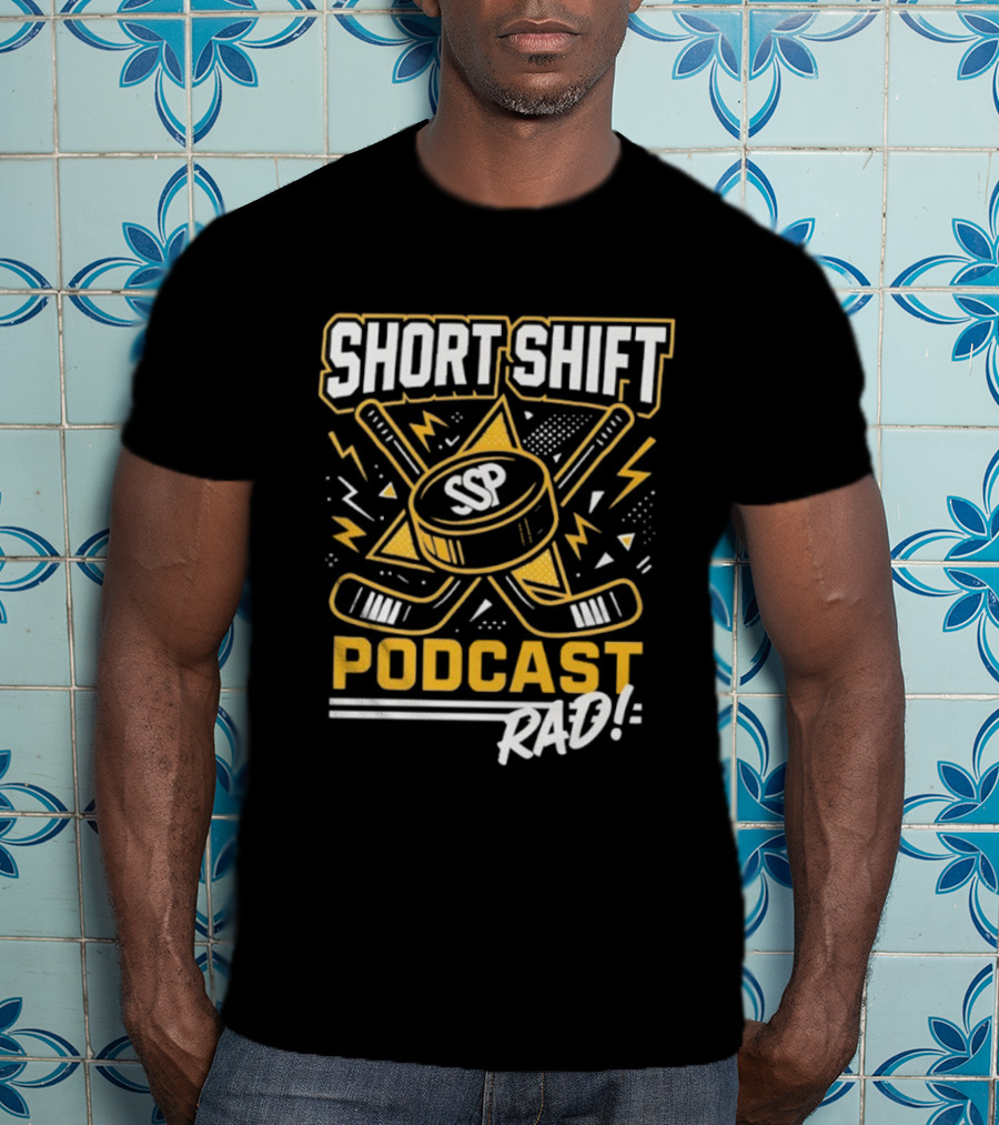 Short Shift Podcast Rad Hockey Bruins T-Shirt