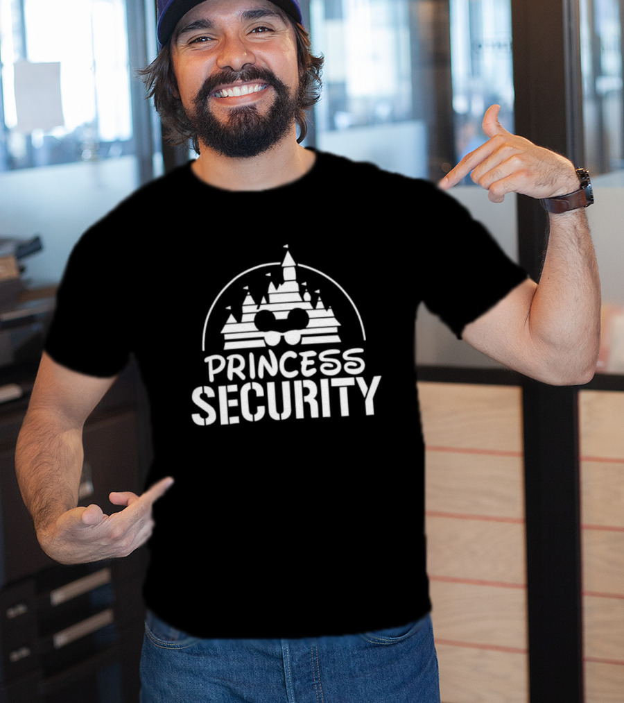 Princess Security Castle Mickey Mouse Shadow T-Shirt