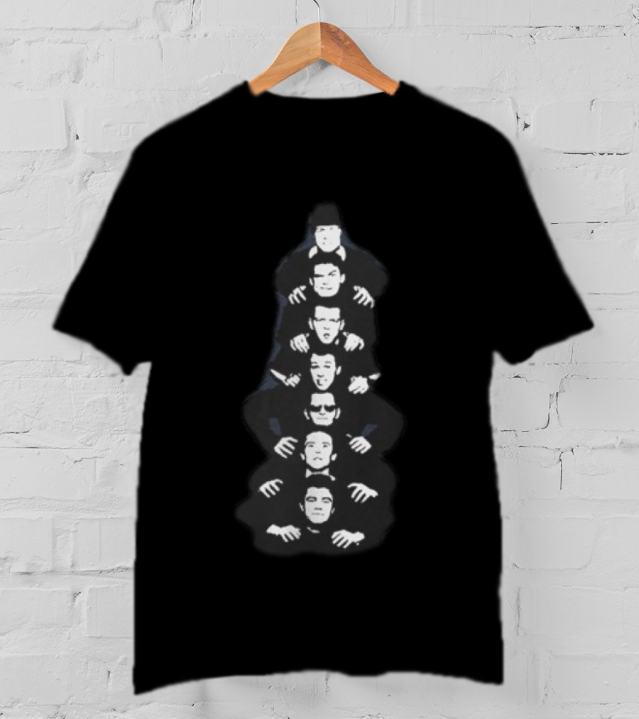 Madness Work Rest And Play Stack Group Pose 80s Band Iconic Formation T-Shirt