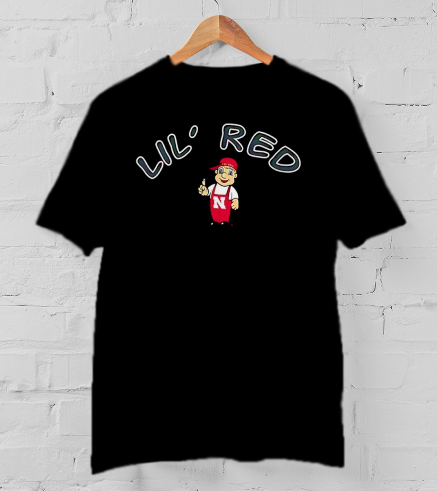 Lil’ Red Nebraska Cornhuskers Mascot Fan Favorite T-Shirt