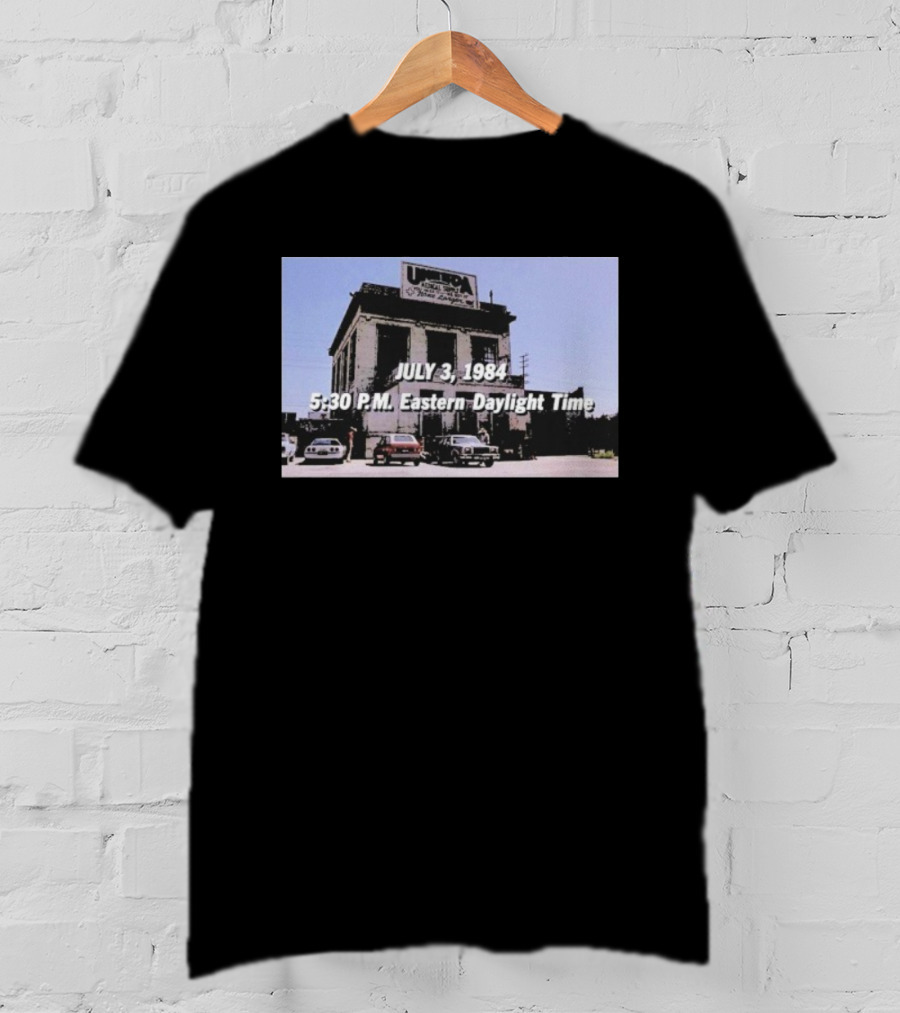Union Gospel Mission Emergency Home Lodge July 3 1984 5:30 PM Eastern Daylight Time T-Shirt
