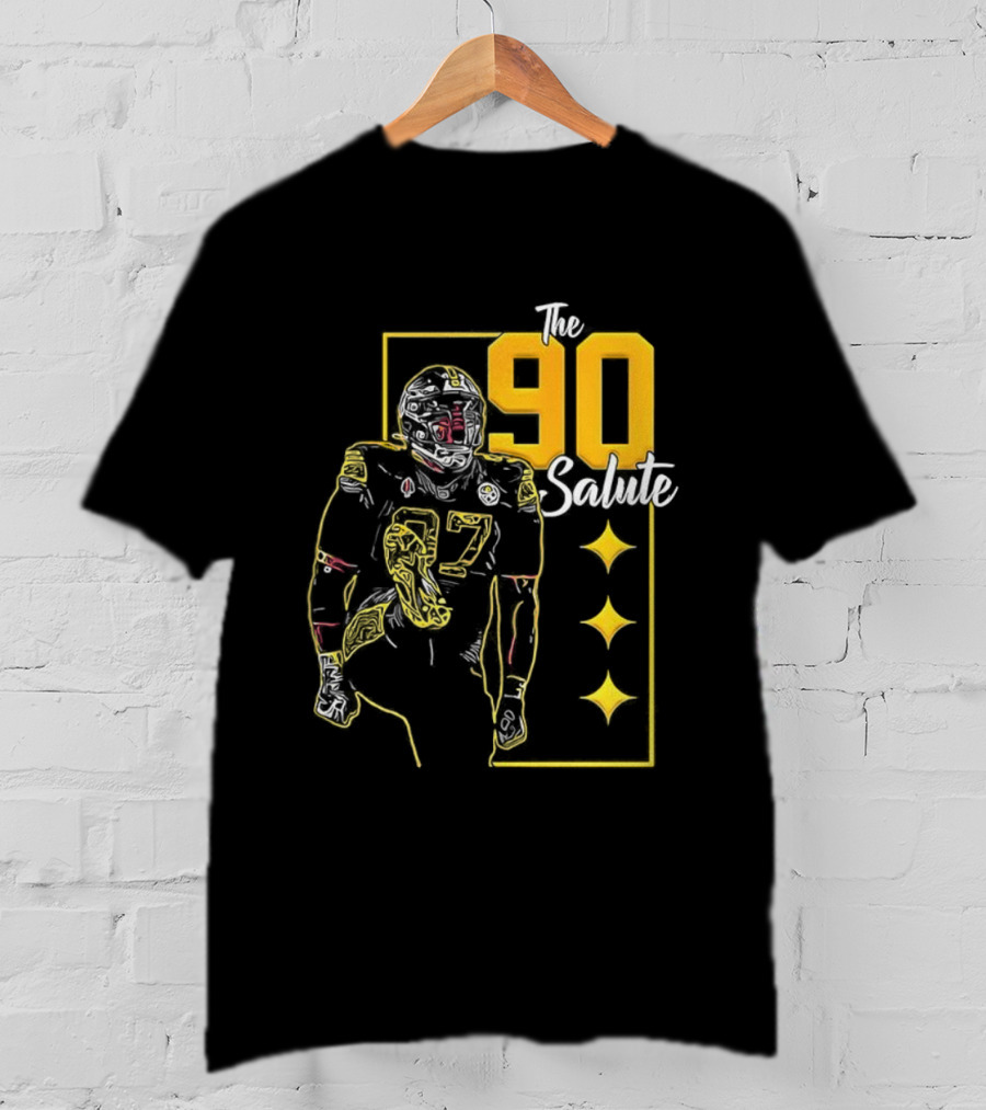 Pittsburgh Steelers J Watt The 90 Salute NFL T-Shirt