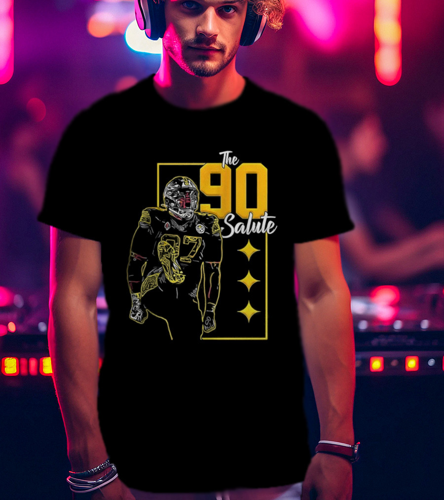 Pittsburgh Steelers J Watt The 90 Salute NFL T-Shirt