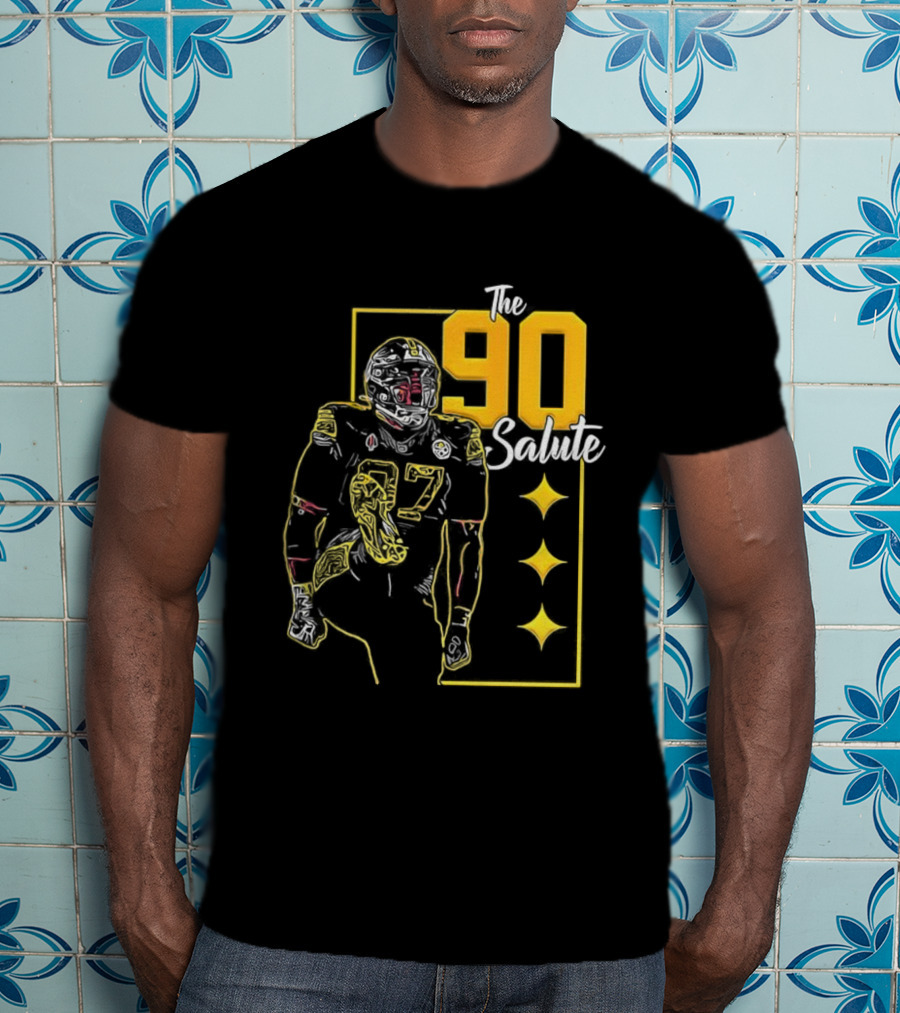 Pittsburgh Steelers J Watt The 90 Salute NFL T-Shirt