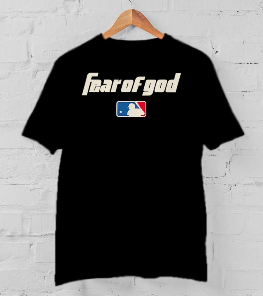 Fear Of God MLB Collaboration Vintage Style T-Shirt