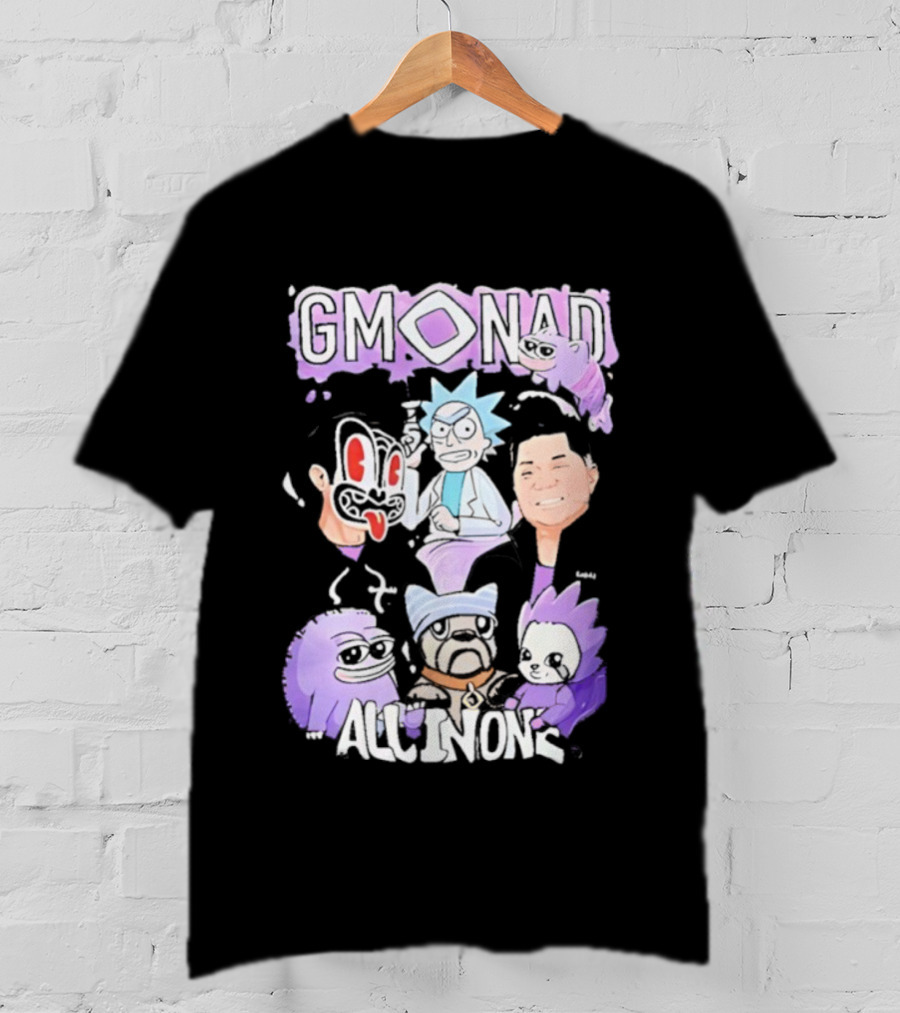 Gmonad Rick Sanchez All In Ons Fun Mashup T-Shirt
