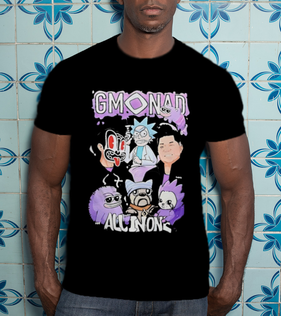 Gmonad Rick Sanchez All In Ons Fun Mashup T-Shirt