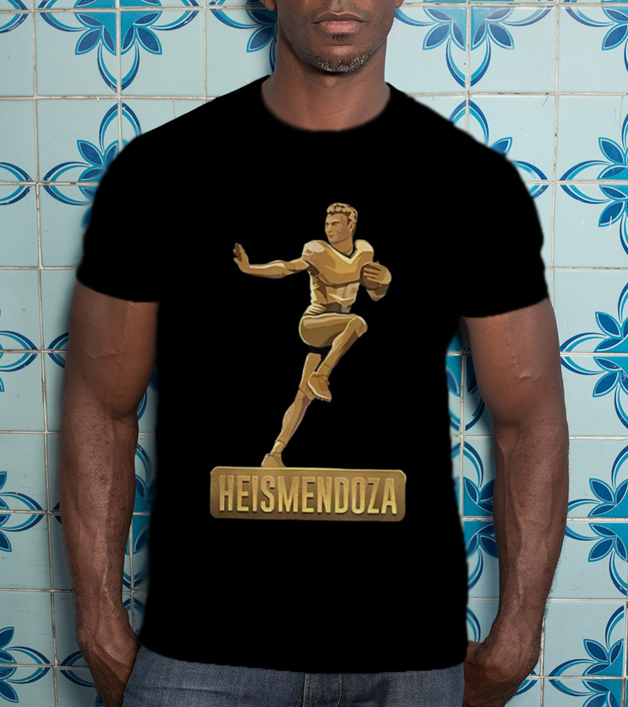 Fernando Mendoza Heismendoza Indiana Hoosiers Heisman Trophy 2025 NCAA Football T-Shirt