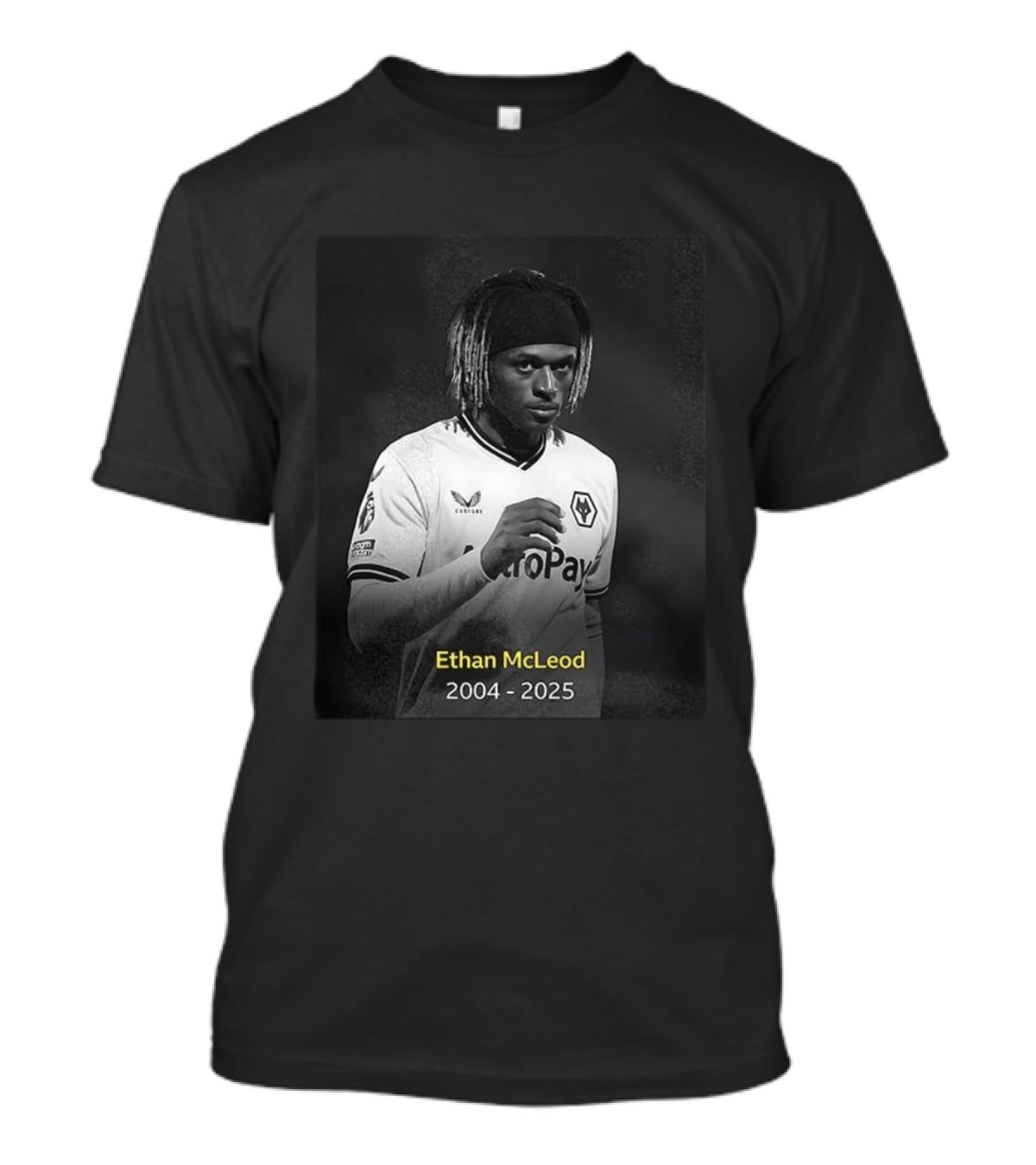 Ethan McLeod 2004-2025 Wolves Player Tribute T-Shirt