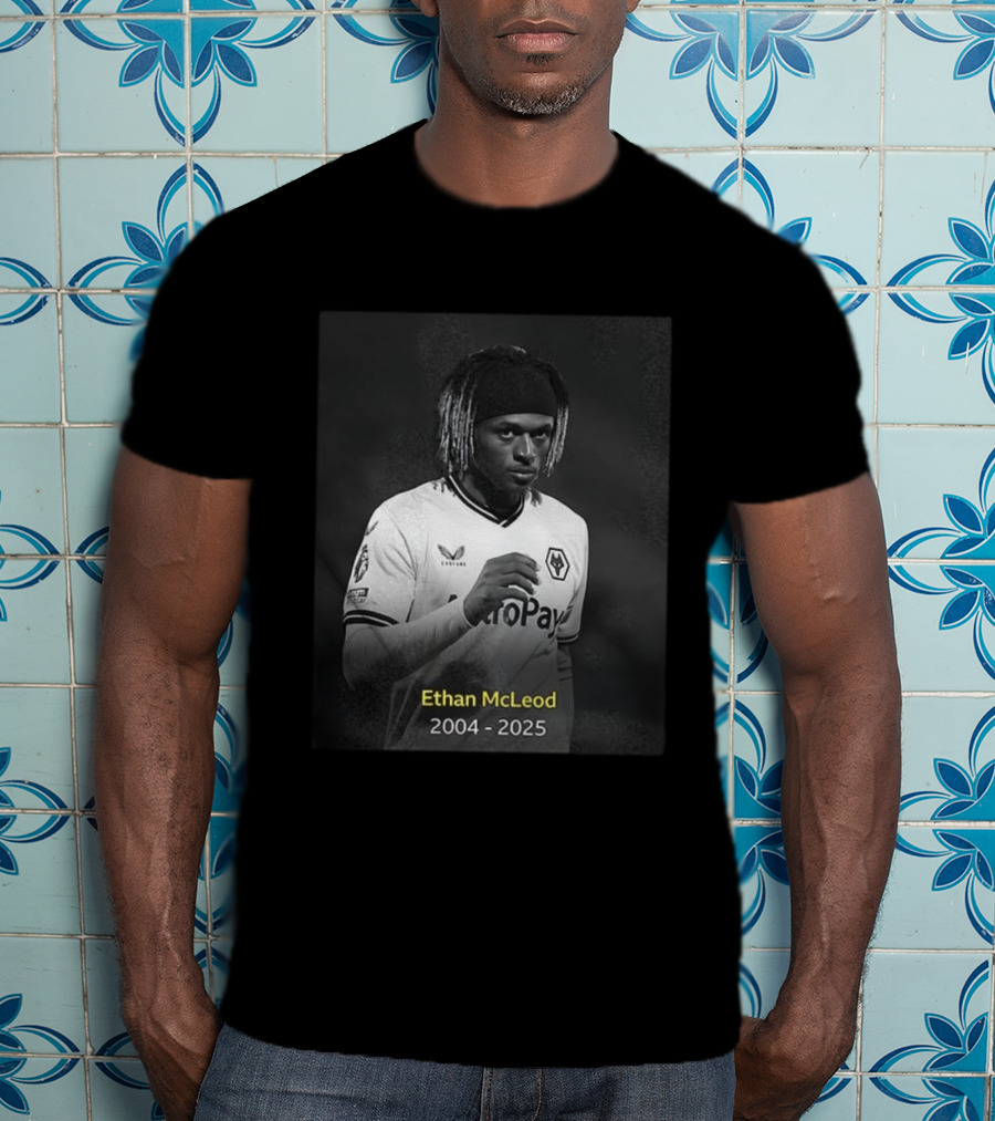 Ethan McLeod 2004-2025 Wolves Player Tribute T-Shirt