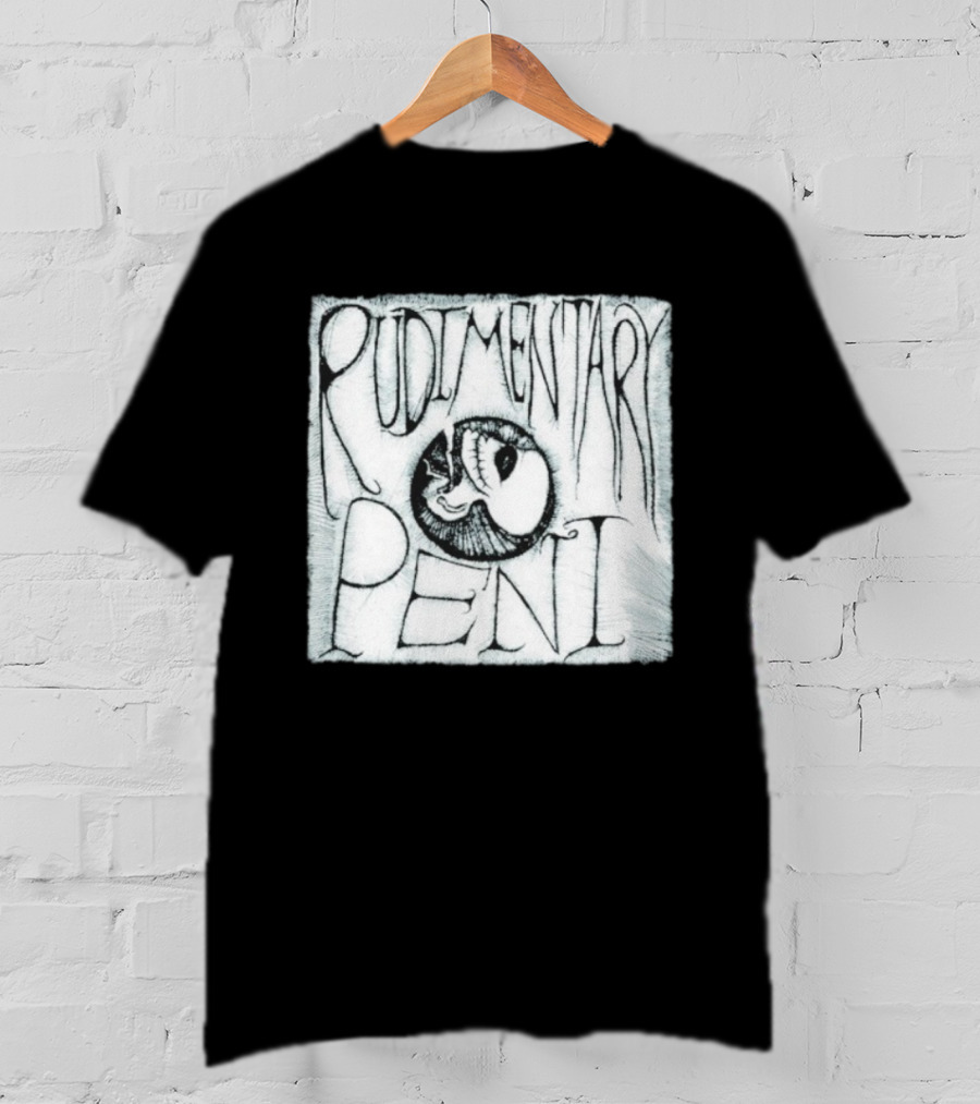 Rudimentary Peni Foetus Artwork Classic Punk Aesthetic T-Shirt