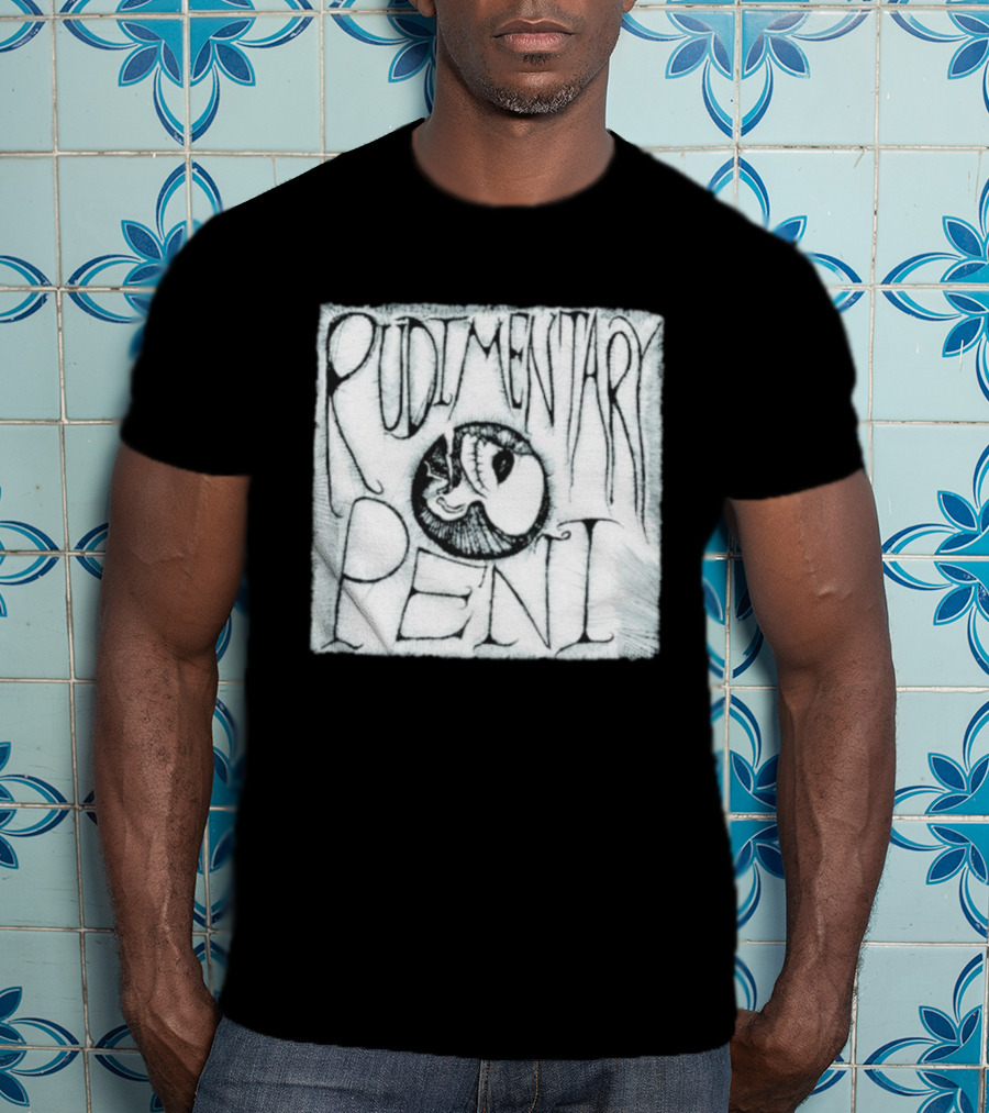 Rudimentary Peni Foetus Artwork Classic Punk Aesthetic T-Shirt