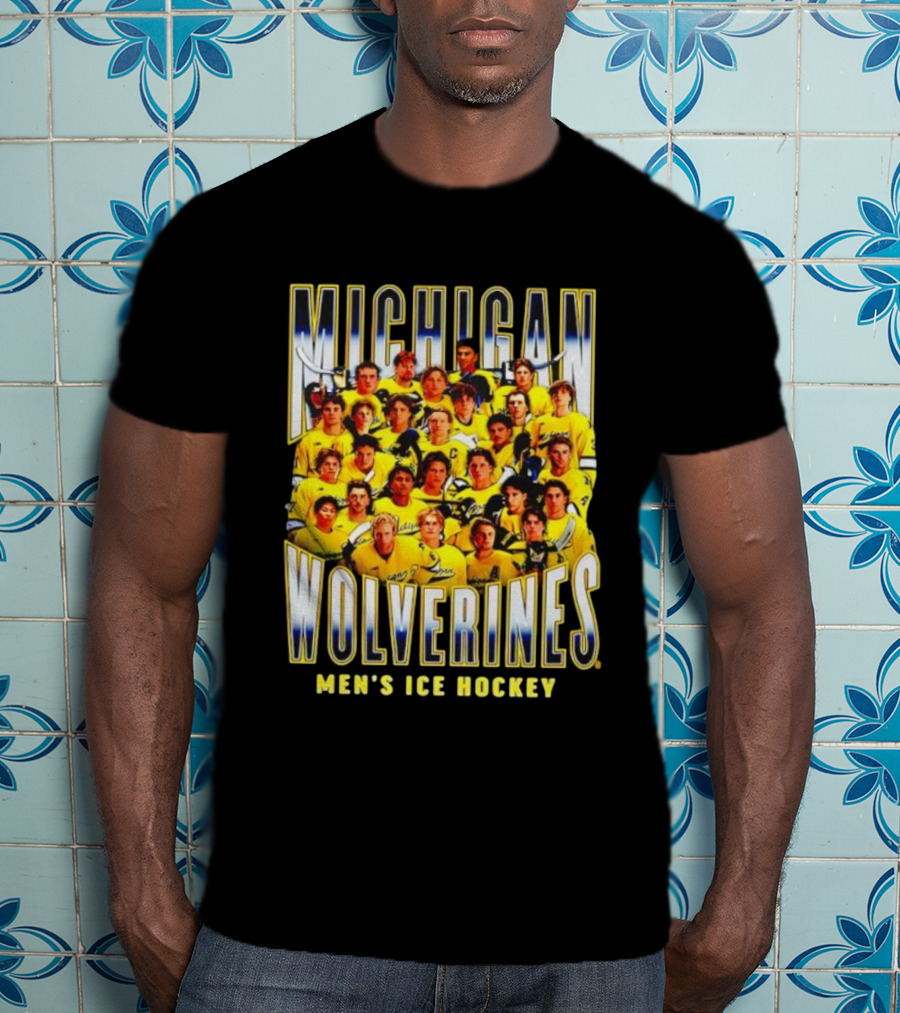 Michigan Wolverines Men's Ice Hockey Team 2025-2026 T-Shirt