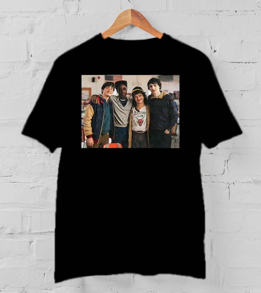 Stranger Things Will Byers Lucas Sinclair Dustin Henderson Mike Wheeler Hellfire Club The Party T-Shirt