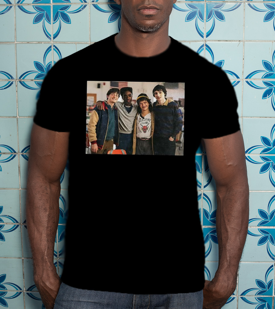 Stranger Things Will Byers Lucas Sinclair Dustin Henderson Mike Wheeler Hellfire Club The Party T-Shirt