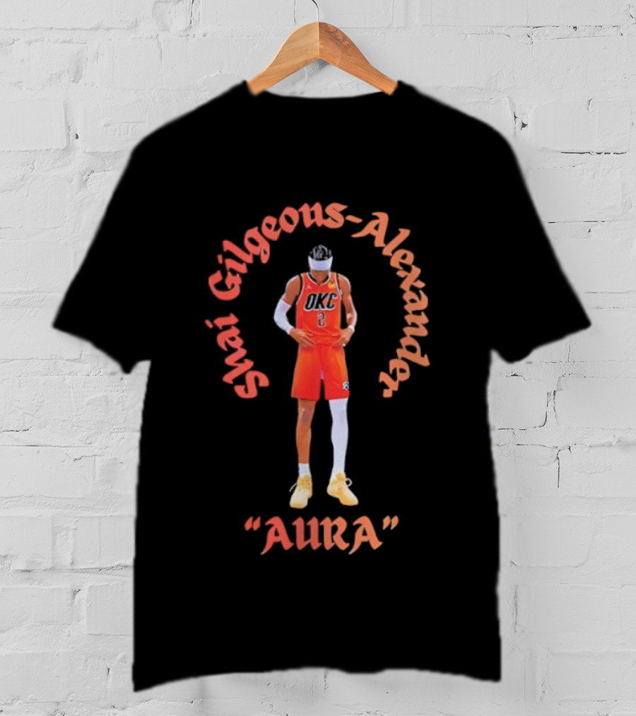Shai Gilgeous-Alexander Aura Oklahoma City Thunder T-Shirt