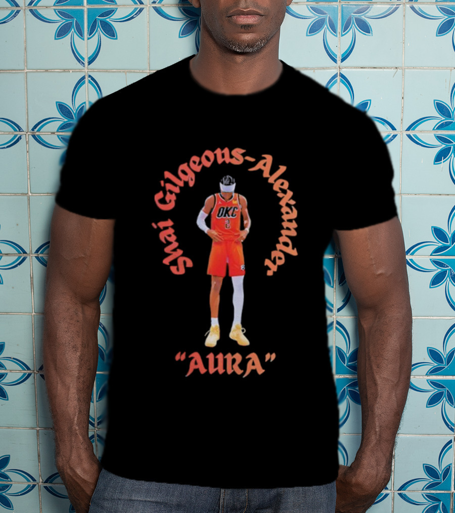 Shai Gilgeous-Alexander Aura Oklahoma City Thunder T-Shirt