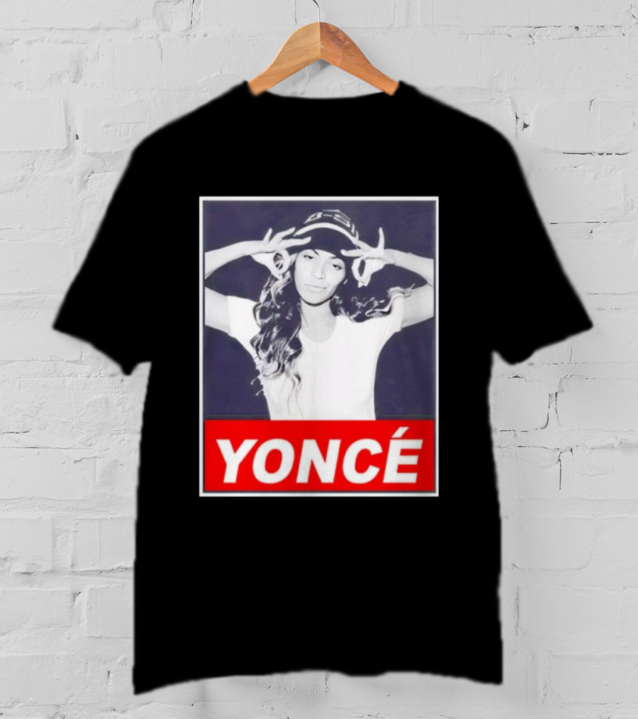 Yoncé Beyoncé Pose B★B Beanie Style T-Shirt