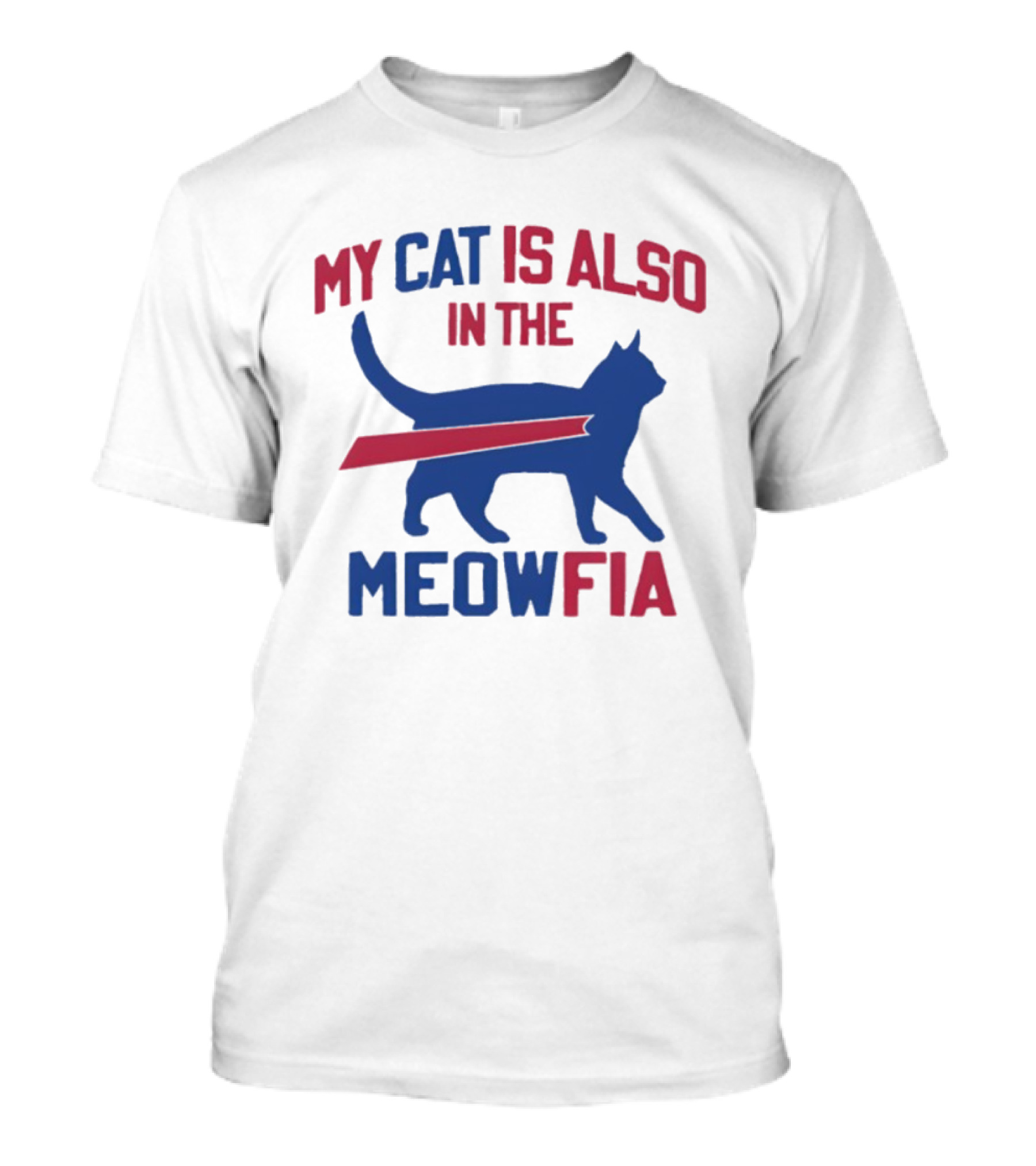 Buffalo Bills My Cat Is Also In The Meowfia T-Shirt