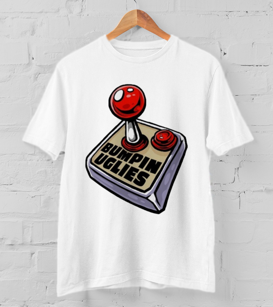 Bumpin Uglies Make It Through The Day Joystick Retro Style T-Shirt