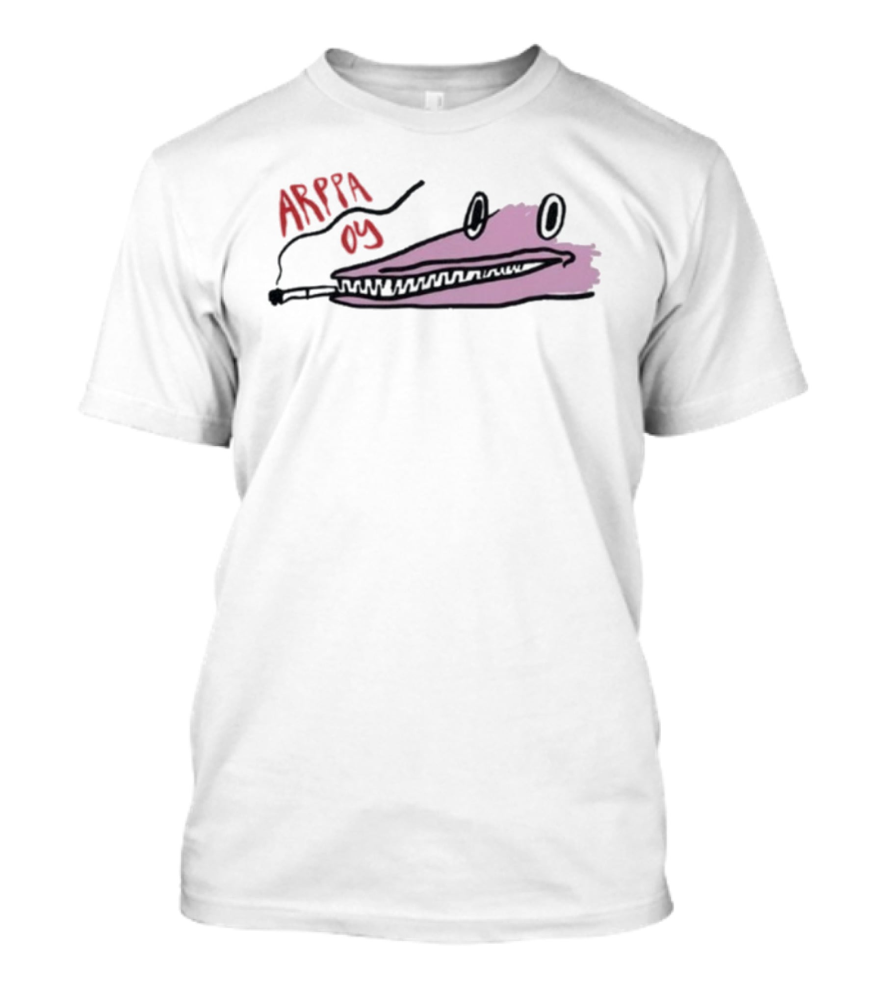 Arppa Kiska Hauki Cigarettes Smoky Fish Art T-Shirt