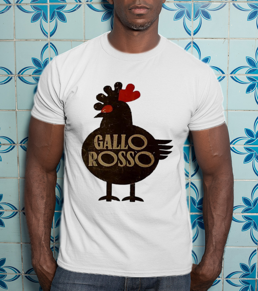 Gallo Rosso Heart Chicken T-Shirt