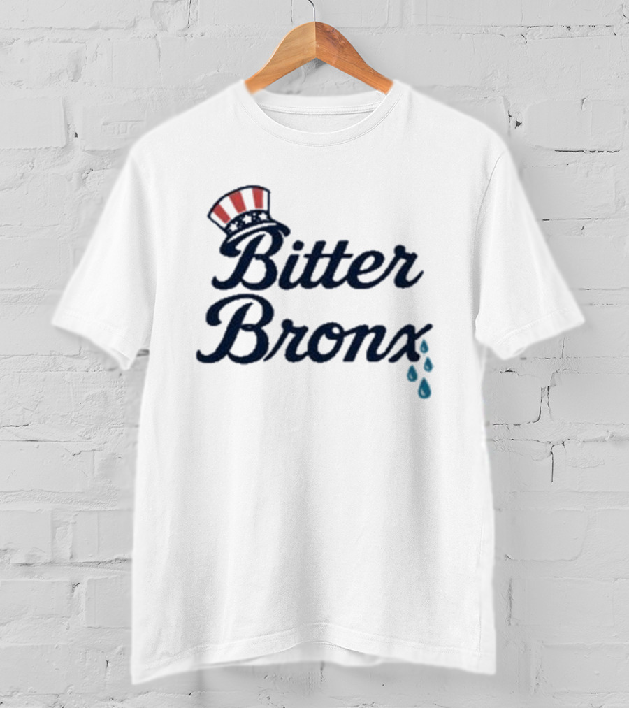 Bitter Bronx Uncle Sam Hat Teardrops T-Shirt