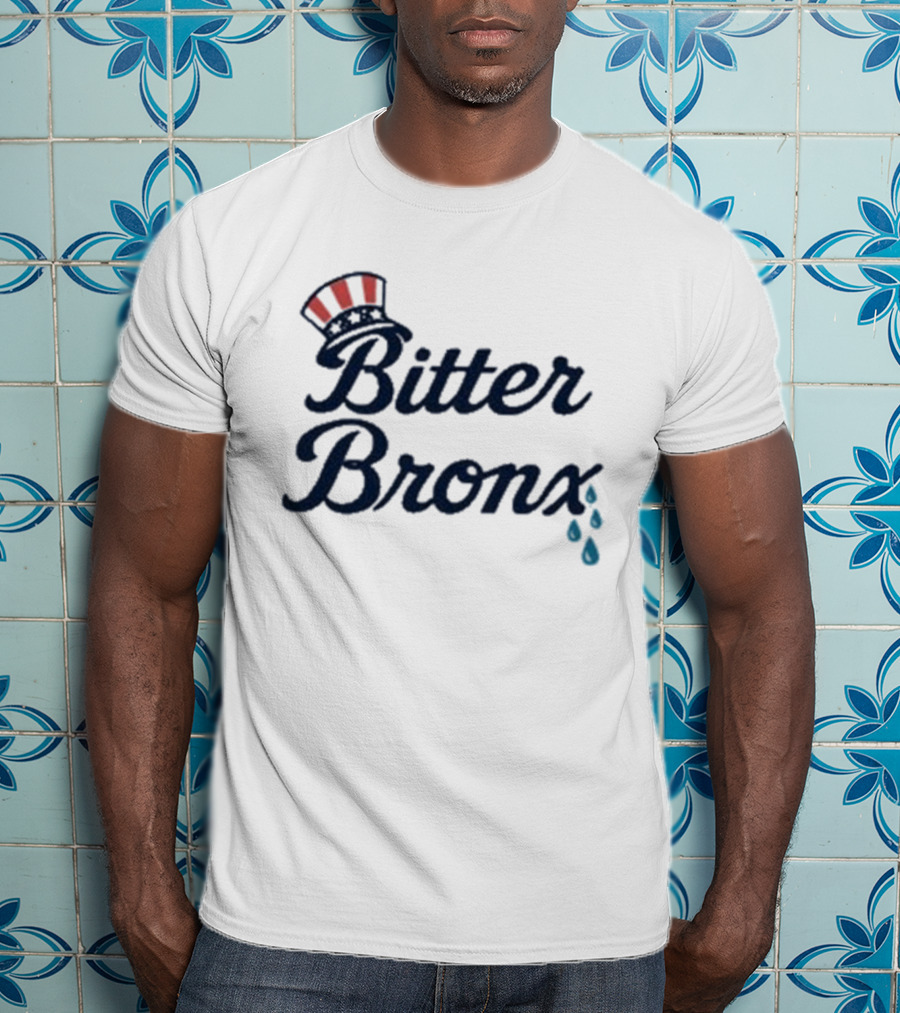 Bitter Bronx Uncle Sam Hat Teardrops T-Shirt