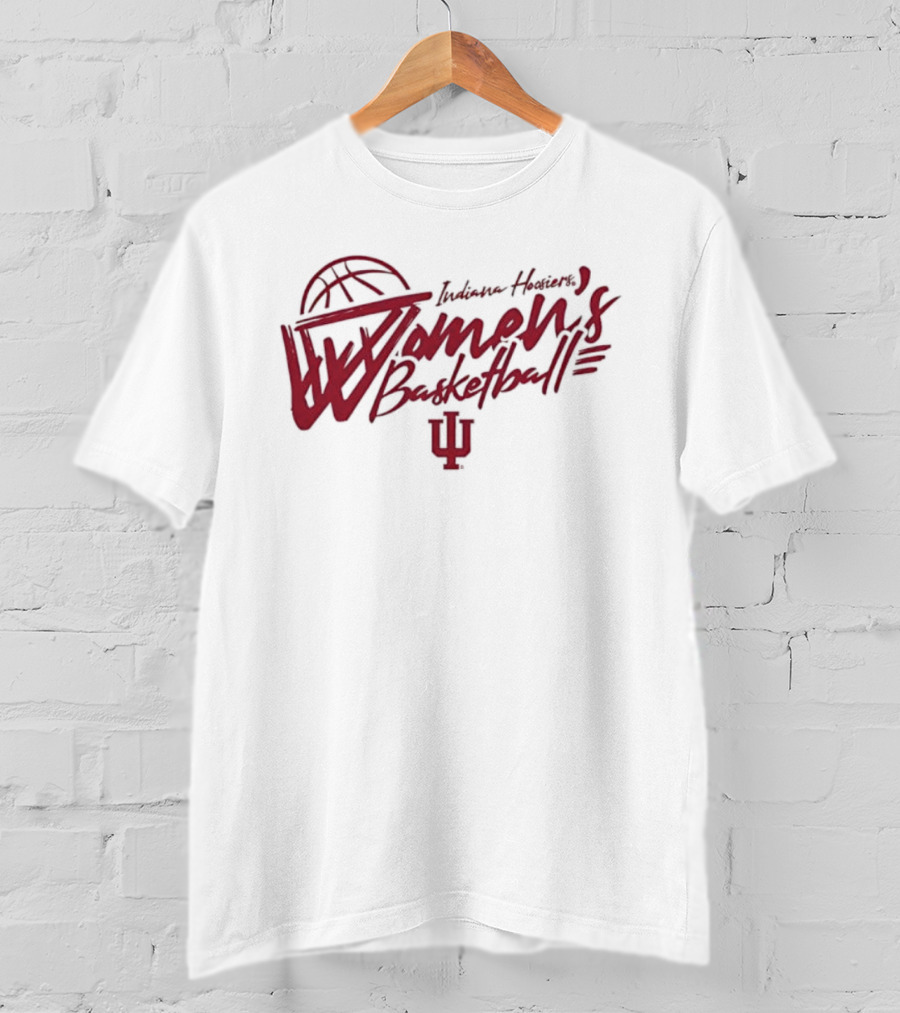 Indiana Hoosiers Women's Basketball Crewneck Pullover T-Shirt