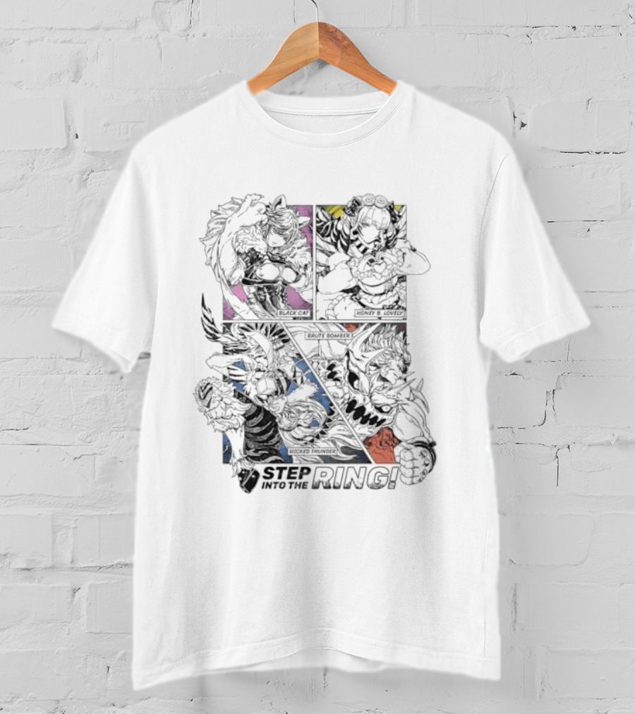 Black Cat Honey Lovely Brute Bomber Wicked Thunder Step Into The Ring T-Shirt