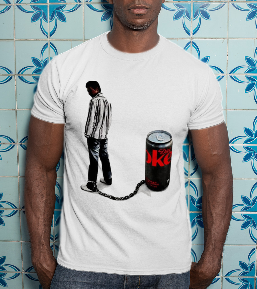 Diet Coke Freshwater Humor Tied With Chains T-Shirt