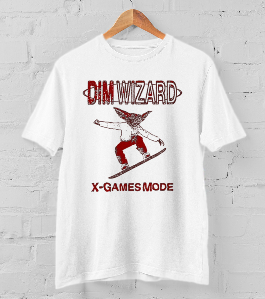 Dim Wizard Extreme Skateboarding X-Games Mode T-Shirt