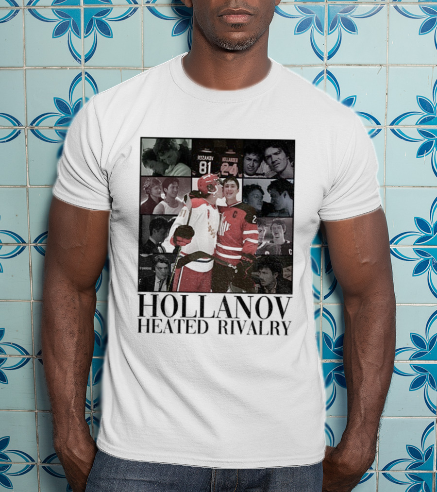 Hollanov Heated Rivalry Shane Ilya Rosanov Hollander Merry Christmas T-Shirt