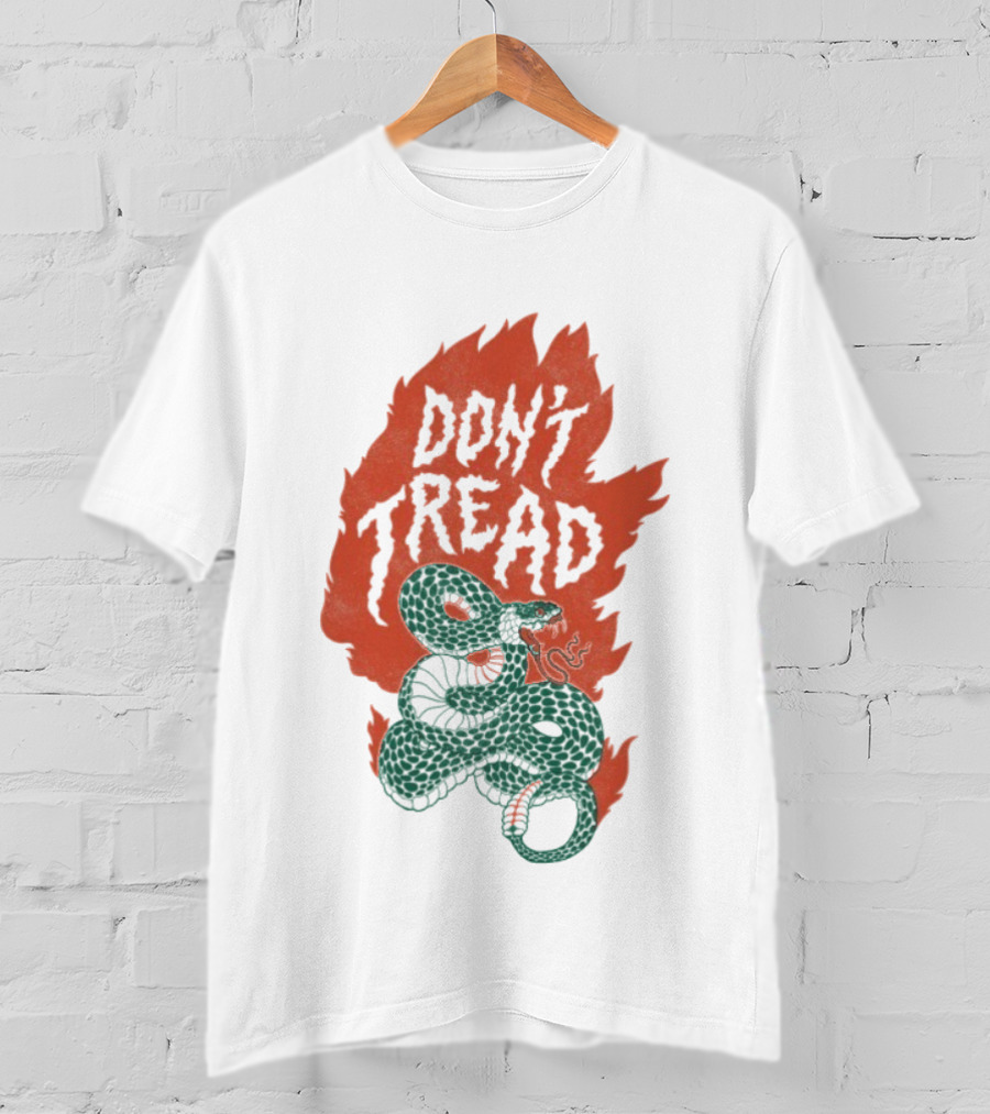 Don’t Tread Green Snake Flame T-Shirt
