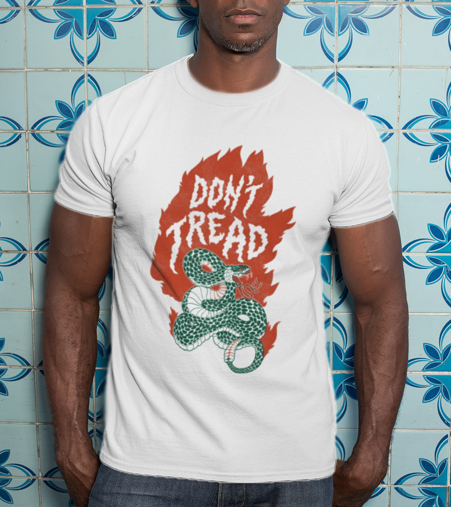 Don’t Tread Green Snake Flame T-Shirt
