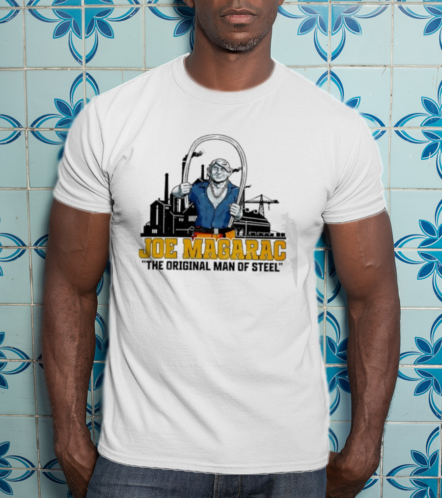 Joe Magarac The Original Man Of Steel Iconic American Folk Legend T-Shirt