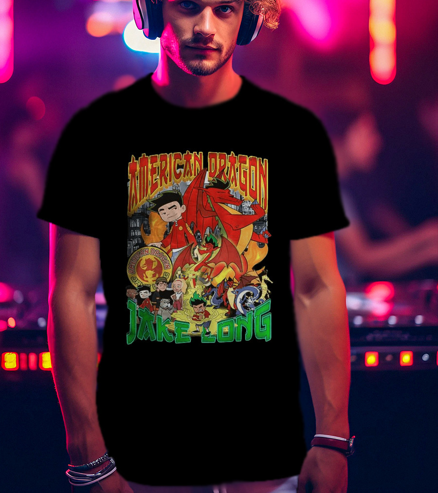 American Dragon Jake Long Disney Characters Cartoon Series Fan Favorite T-Shirt