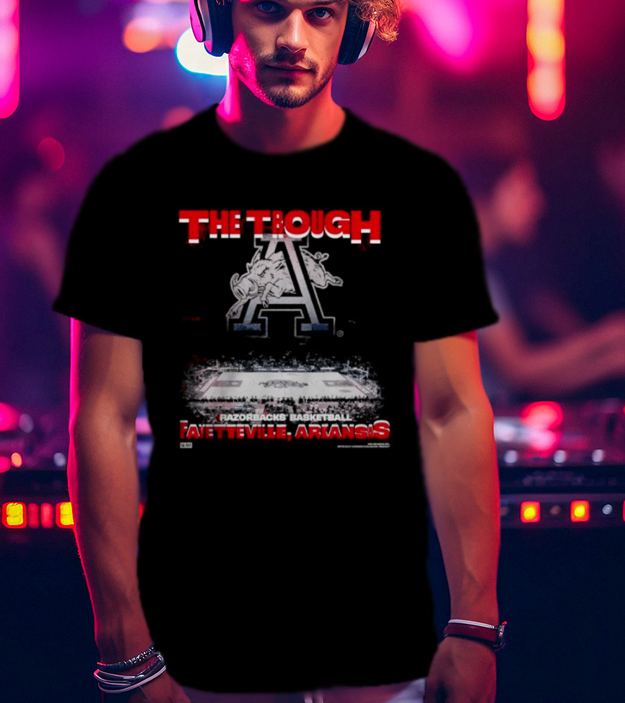 Arkansas Razorbacks Basketball The Trough Fayetteville Arena Court A T-Shirt