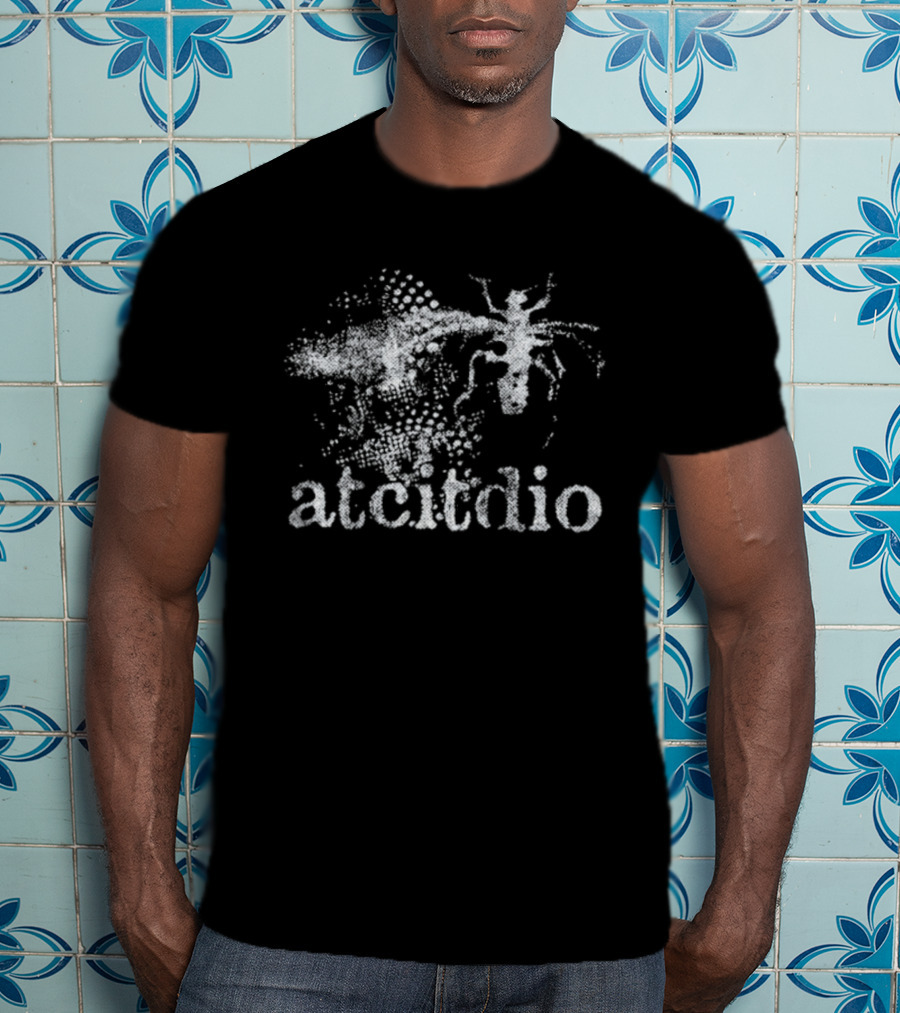 Atcitdio Bug Beetle Insect Pixelated T-Shirt