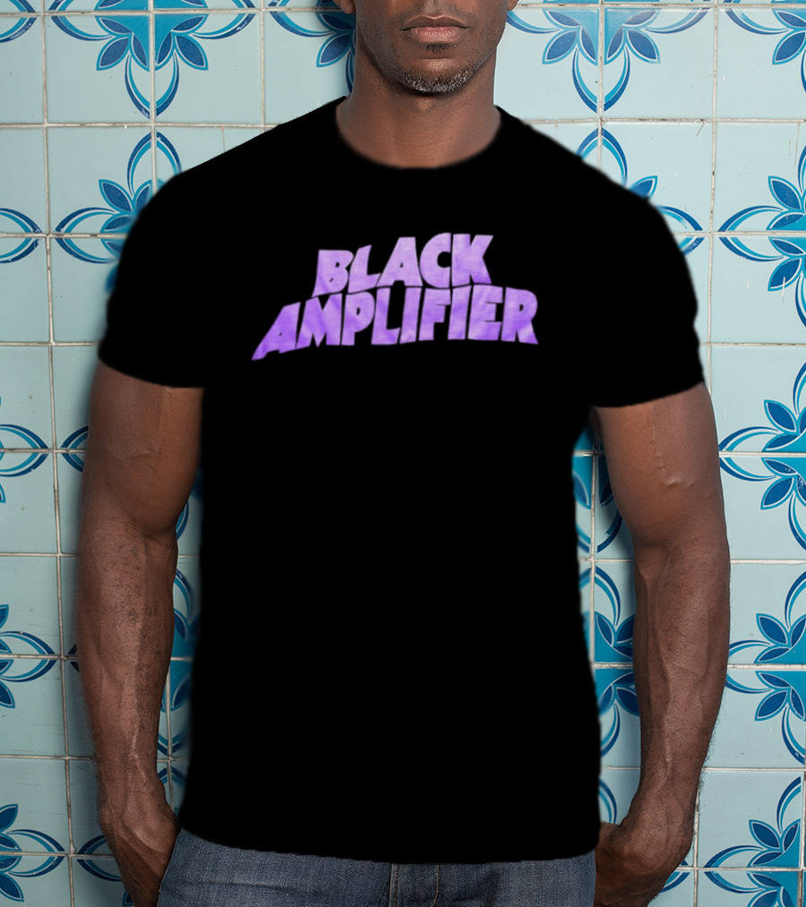 Black Amplifier Purple T-Shirt
