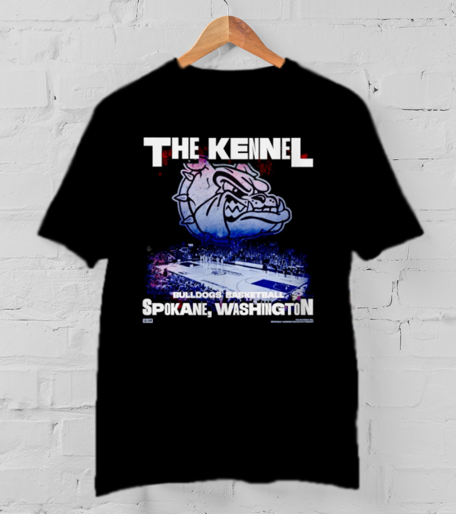 The Kennel Gonzaga Bulldogs Basketball Spokane Washington T-Shirt